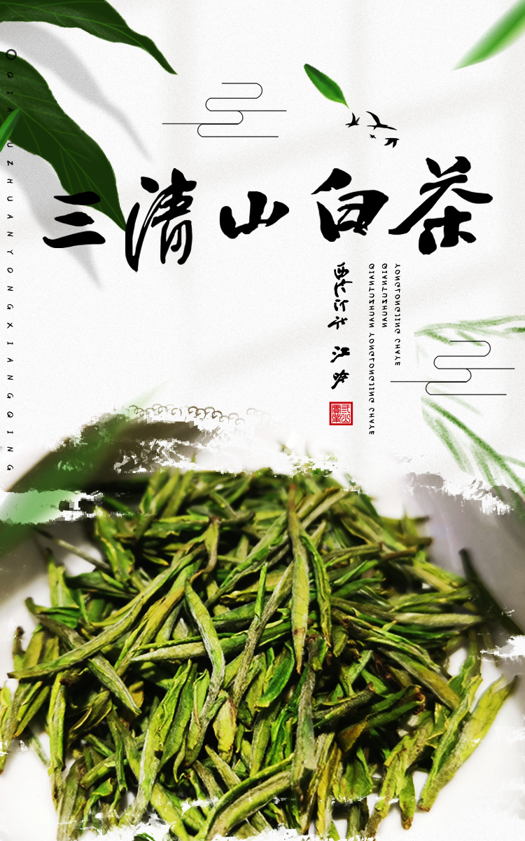 2022年新茶上市春茶绿茶三清山白茶一级精选250克礼盒江西特产茶叶